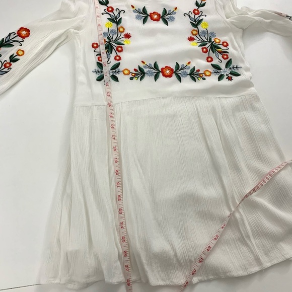 Like New Forever 21 Floral Embroidered Mini Dress - Picture 11 of 12